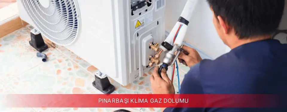 Pınarbaşı İlçemi ECA Klima Gaz Dolumu
